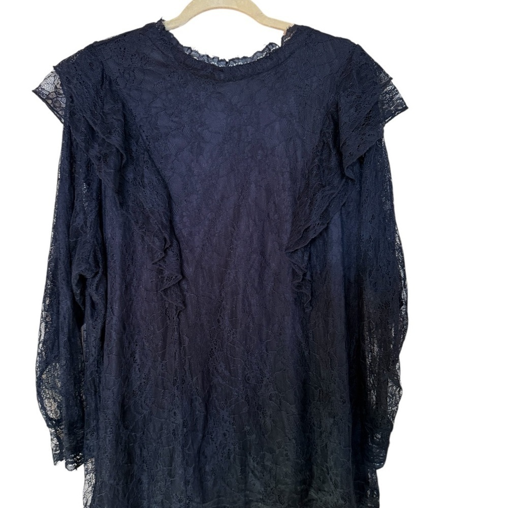 Torrid Black tunic Lace Top